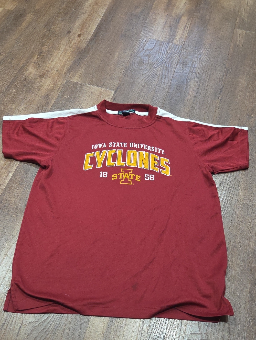 Cyclones Men's Red Graphic Athletic Tee